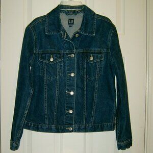 Gap Button Front Denim Jacket, Size S